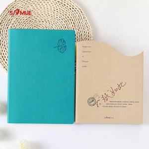 Cuaderno de tapa blanda diario de cuero PU personalizado con logotipo impreso A5 - Product Image 3