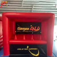 Jeu de tir à l'arc en plein air, jeu interactif sportif gonflable avec matériau PVC et installation facile, entraînement au tir sur cible pour enfants