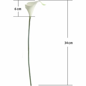 Mini Flores Artificiales de Lirio Calla de Plástico |   Accesorios para Bodas y Fotografía |   Ramos de Flores Artificiales para Decoración del Hogar - Product Image 4