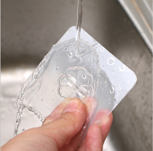 Strong Transparent <strong>Hook</strong>/ Adhesive Sticker Wall <strong>Hook</strong> Load-bearing Sucker <strong>Kitchen</strong> Traceless Sticker - Product Image 4