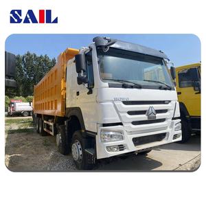 SAIL Howo 371 8x4 Camión volquete de engranajes manuales <span class=keywords><strong>Precio</strong></span> bajo Volquete Sinotruk usado con asientos de tela Combustible diésel Dirección izquierda - Product Image 2