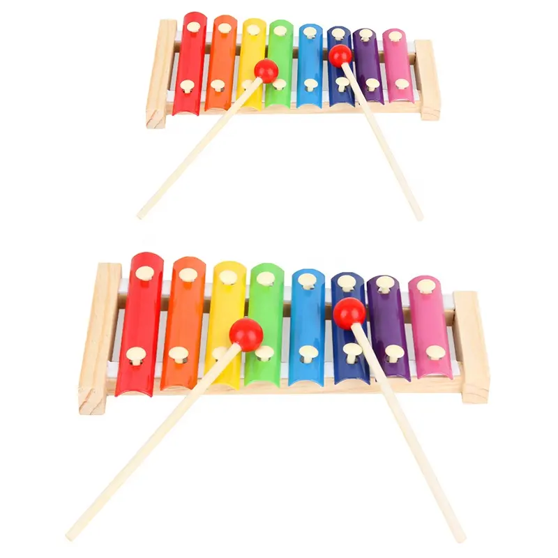 木琴赤ちゃん木琴バー木琴音楽玩具子供の安全なマレットと音楽玩具幼児のための完全に調整された楽器