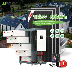 ระบบพลังงานแสงอาทิตย์สำหรับบ้านแบบไฮบริดพร้อมแผงโซลาร์เซลล์ ขนาด 10kw 15kw 20kw 25kw ออลอินวัน แบตเตอรี่ลิเธียมไอออน 50kwh 100kwh 200kwh - Product Image 3