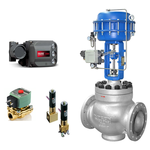 Piezas de válvula de mariposa en stock de China con controlador de válvula digital Fisher 210 y válvula solenoide ASCO - Product Image 1