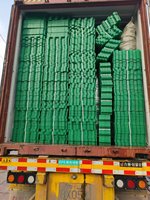 Grille de pavé d'herbe en plastique HDPE noir vert blanc couleur plantation de nid d'abeille extérieure pour parking d'allée