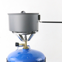 Ventes Flash : Mini-cuisinière à gaz portable pour cuisine domestique et extérieure, brûleur unique au propane