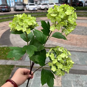 Lámparas Colgantes de Techo con Flores Artificiales de Seda Blanca, Decoración para <span class=keywords><strong>Bodas</strong></span> de Primavera y Verano, Auditorio, Mesa de Recepción - Product Image 4