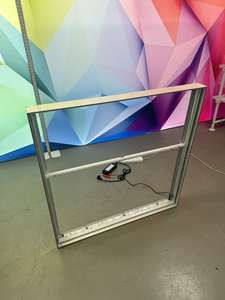 Boîte lumineuse publicitaire à éclairage latéral unique de 8 cm, profilés en alliage d'aluminium pour boîtes lumineuses - Product Image 5