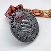 Médaille de course à pied 3D personnalisée de haute qualité, trophée de marathon, nouveau modèle en or, métal personnalisé avec impression numérique