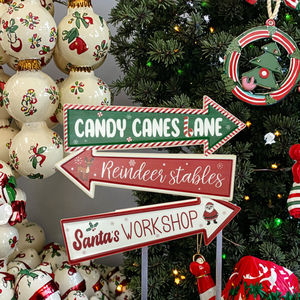 Personalizado UV Impreso Navidad Metal Estaca Adorno de jardín para la decoración del hogar al aire libre OEM Bienvenido - Product Image 3