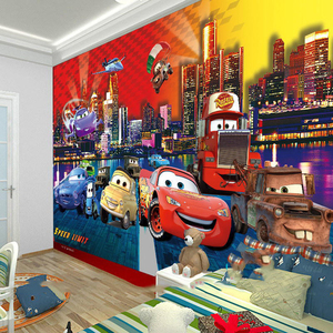 Carta <span class=keywords><strong>da</strong></span> Parati 3D con Auto Cartoon, Impermeabile e Antistatica, Murale Personalizzato per Camerette di Bambini, Asili e Ragazzi, Sfondo Anime per <span class=keywords><strong>Parete</strong></span> del Letto - Product Image 5
