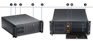 4U-4508W Premium-Computerschutzhülle Industrie-PC-Schutzhülle Industrie-Computerschutzhülle robust und langlebig kann Anpassung unterstützen