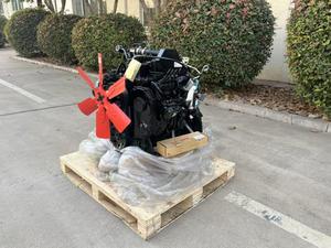 Ensemble moteur diesel d'origine 4BTAA3.9, 3,9 L, 4 cylindres, refroidissement par air, démarrage au pied avec pompe VE, moteur complet importé en stock - Product Image 3