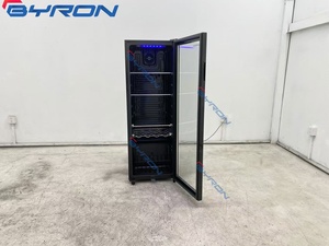 Fan Cooling <strong>Mini</strong> Beverage Cooler | Glass Door Display <strong>Red</strong> <strong>Bull</strong> <strong>Fridge</strong> for Drink &amp; Bar - Product Image 3