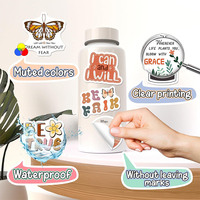 Autocollants d'affirmation positive auto-adhésifs personnalisés pour Journa Cup Phone Laptop Craft Autocollant PVC vinyle étanche