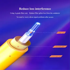 Cables <span class=keywords><strong>de</strong></span> comunicación <span class=keywords><strong>de</strong></span> <span class=keywords><strong>Internet</strong></span> <span class=keywords><strong>de</strong></span> alta velocidad SC/LC FTTH, <span class=keywords><strong>cable</strong></span> <span class=keywords><strong>de</strong></span> conexión <span class=keywords><strong>de</strong></span> fibra óptica <span class=keywords><strong>de</strong></span> 1 conductor <span class=keywords><strong>de</strong></span> calidad superior <span class=keywords><strong>de</strong></span> alto rendimiento UKCC/OEM - Product Image 5