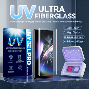 ฟิล์มไฮโดรเจล NYBELPRO สำหรับโทรศัพท์มือถือ  UV ULTRA FIBERGLASS 250um  แบบติดกาวเต็มแผ่น อุปกรณ์เสริมโทรศัพท์มือถือ - Product Image 5