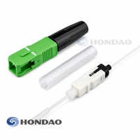 Conector de Fibra Óptica Monomodo SC/APC para Redes de Acceso FTTx