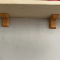Support d'angle réglable 2-en-1 pour armoire avec plaques en métal et en plastique