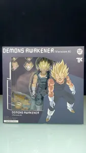 Figurines d'action BLACK HOLE & TK Super Saiyan SSJ Majin <span class=keywords><strong>Vegeta</strong></span> Anime SHF Majin <span class=keywords><strong>Vegeta</strong></span> DBZ Goku Modèles Cadeaux Jouets - Product Image 4