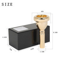 12.7mm Tenor Trombone Mouthpiece Professional Brass Instrument Accessories 5G Horn Mouth Coarse Musical Instrument Parts