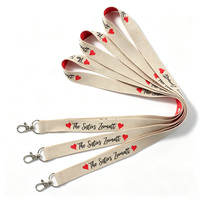 Lanyard pas cher Porte-clé Collier Polyester Sangle Imprimé pour Sublimation Lanyards Personnalisés Avec Logo Personnalisé