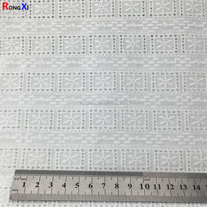 Прибытие, разумная цена, RXF0608, лидер продаж, тонкий дизайн, хлопчатобумажная ткань с вышивкой для одежды, текстиль и женское платье - Product Image 4