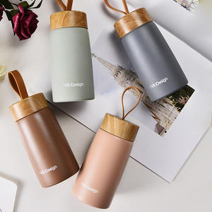 Custom Logo Outdoor Sport Portable String Wood Lid Stainless Steel Metal Vacuum <strong>Flasks</strong> Water Bottle Thermos <strong>Flasks</strong> Cup - Product Image 4