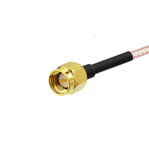 Kabel Data antena koaksial 2 pria Rg316 50ohm dengan isolasi PTFE untuk aplikasi elektronik - Product Image 6