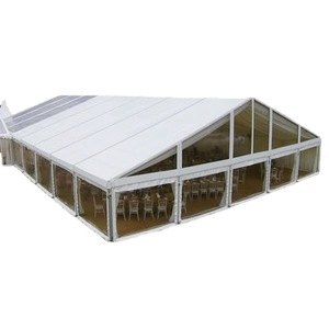Carpa de Boda de Aleación de Aluminio con Tela de PVC, Tipo Extendido, Construcción Modular para las Cuatro Estaciones, Impermeable, para Fiestas al Aire Libre - Product Image 1