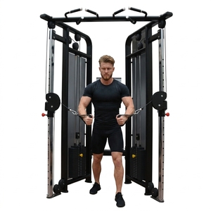 Machine de musculation commerciale à poulies doubles réglables, en acier Q235, certifiée CE, écologique et sûre, directement de l'usine pour la salle de sport - Product Image 1