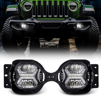 Feux antibrouillard LED super lumineux pour Jeep Jl, projecteurs LED antibrouillard de 4 pouces