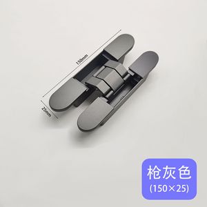 บานพับประตูแบบสามมิติทำจากสังกะสีผสมแบบไขว้บานพับที่มองไม่เห็นสำหรับห้องน้ำห้องครัวห้องนั่งเล่นโรงเรียนในโรงพยาบาล - Product Image 6