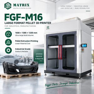 Imprimante 3D à extrusion de granulés haute vitesse de grande taille pour les départements de recherche et développement automobile et les applications industrielles - Product Image 1