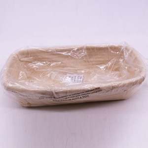 Factory Hot Selling Bread Basket Beautiful Handwoven Rectangle Rattan Bread Basket for Restaurant for Fermentation <strong>Baking</strong> Tools - Product Image 6
