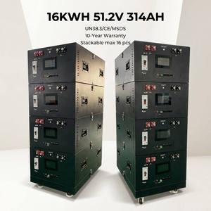 Batería de iones de litio LiFePO4 HUANCHU 16Kwh 51.2V 314Ah 300Ah para energía solar, 15Kw 20Kwh <span class=keywords><strong>10Kw</strong></span> 30Kwh 10Kwh 16Kwh con JK BMS V19 - Product Image 1