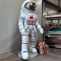 Modèle d'animatronique d'astronaute personnalisé pour intérieur, construction métallique pour parcs à thème, centres commerciaux, parcs d'aventure et aires de jeux publiques