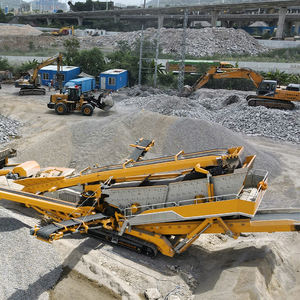 Planta de Triagem Móvel de Grande Capacidade de Processamento, Triagem Móvel Pesada sobre Esteiras para Mineração de Rocha - Product Image 5