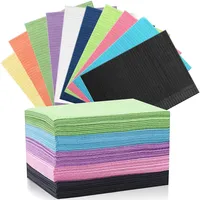 125 pièces/sac, Tampons de nettoyage imperméables pour tatouage, Bavoirs jetables pour tatouage, Housses de table, Serviettes dentaires colorées pour patients, Accessoires de tatouage