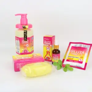 Private Label Beauty Body Care Set sbiancante proteine del latte sbiancamento organico collagene olio minerale anti-età Set per la cura della pelle vegana