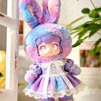 Jouets en peluche interactifs IA pour l'éducation précoce des enfants, vente en gros, compagnon vocal de soutien émotionnel, poupée lapin blanc, jouet en peluche IA