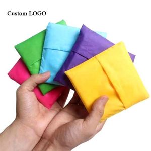 Sac de courses pliable écologique personnalisé, sac fourre-tout promotionnel réutilisable - Product Image 1