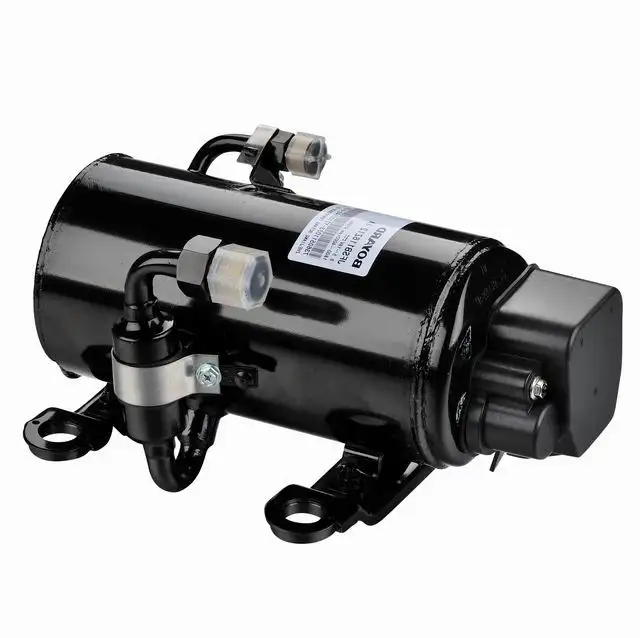 Compresor 12 V condicionado DC 12 V/24 V R134a para enfriador de estacionamiento de cadena fría a bordo APU