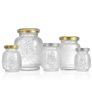 Nouveau design, <span class=keywords><strong>pot</strong></span> en verre transparent hermétique vide de 80 ml, 120 ml, 180 ml, 360 ml, 720 ml pour aliments, caviar, nid d'oiseau, <span class=keywords><strong>confiture</strong></span>, miel, épices, avec bouchon à vis - Product Image 5