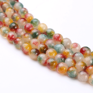 Perles de pierres précieuses d'agate naturelle pour la fabrication de bijoux 8 mm de hauteur 2137 - Product Image 5