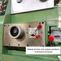 Tour horizontal robuste conventionnel CD6180, machine à fileter manuelle pour métaux, moteur 11KW, garantie 1 an