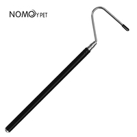 NOMOY PET crochet attrape-serpents extensible en acier inoxydable crochet de reptile rétractable outil de manutention