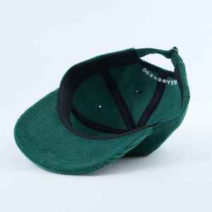 Новый уличный низкопрофильный вельветовый логотип с вышивкой, <span class=keywords><strong>5</strong></span>-панельный колпачок, маленькие изогнутые поля, на заказ, высокое качество, унисекс - Product Image 5