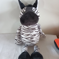 Vente en gros, promotion, peluche, mignon, animal doux, zoo, lion, renard, girafe, zèbre, peluche, cadeau pour enfant