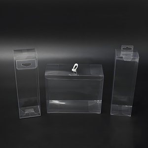 Nhà máy tùy chỉnh cao trong suốt Pet rPet PP PVC hình vuông bao bì hộp rõ ràng vật liệu tái chế OEM/ODM bán lẻ treo - Product Image 3